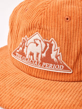 パッチ刺繍 コーデュロイ キャップ「THE GLACIAL PERIOD」