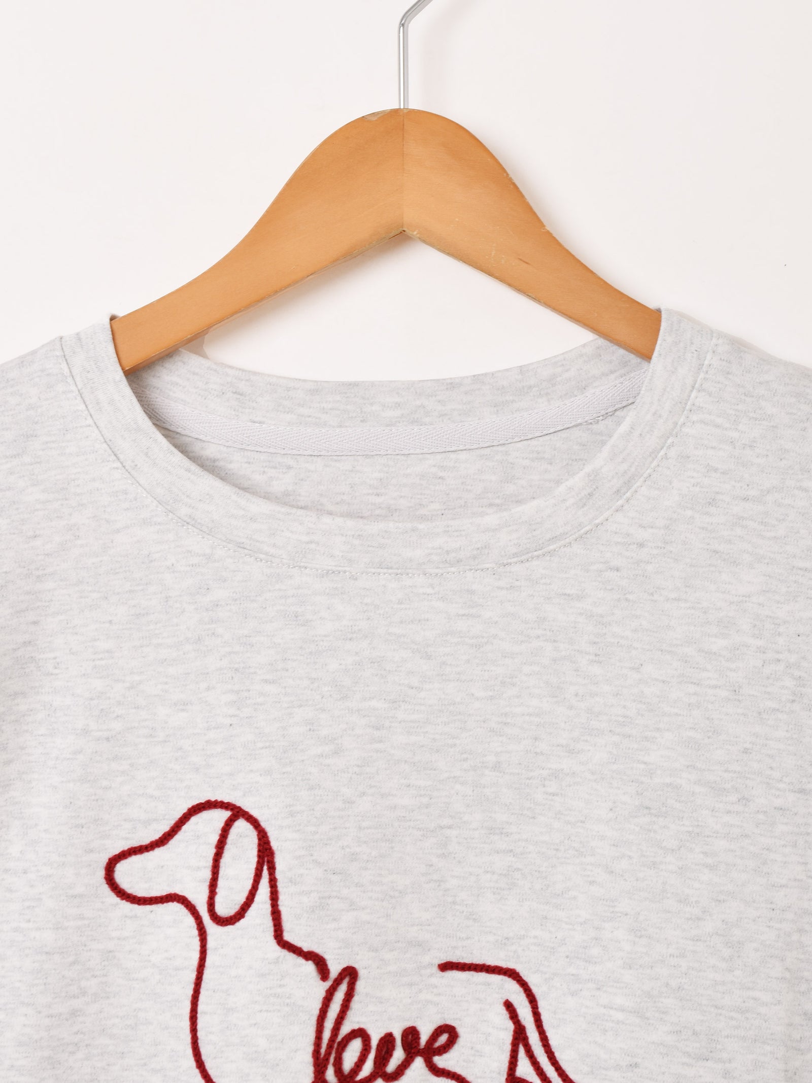 エルフリック・エデンの刺繍ダックスフントTシャツ エルフリック・エデンの刺繍ダックスフントTシャツ AELFRIC EDEN