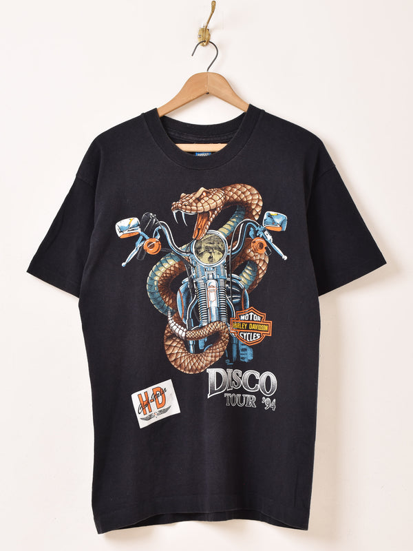 Harley-Davidson 1999年バイクショーTシャツ 90's Harley Davidson Print T-Shirt – 古着屋Top of the Hillのネット