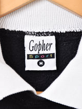 90's Made in USA "Gopher SPORT" 襟付き ネコ スウェットシャツ