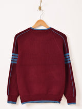 【2色展開】Elcamino ラインデザイン セーター