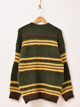 【2色展開】Elcamino ボーダー柄 セーター