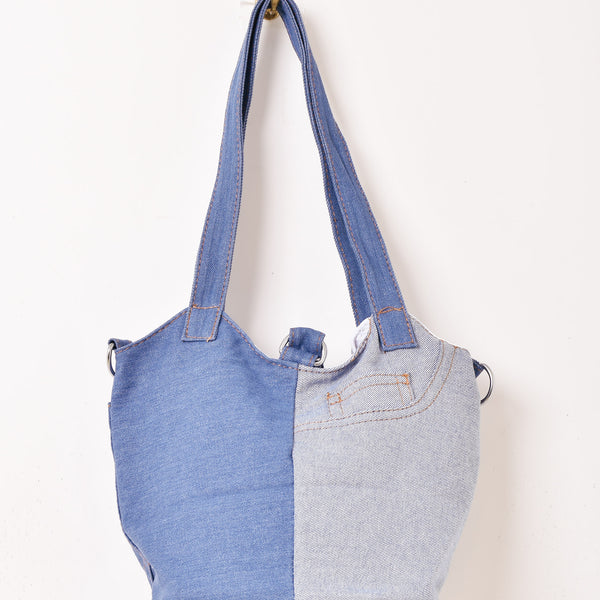 Dakota 希少デニムパッチワーク　ショルダーバック　新品未使用 2色展開】パッチワーク デニムショルダーバッグ – 古着屋Top of the