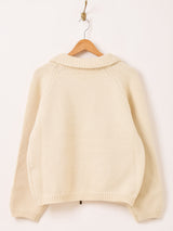 【2色展開】Elcamino ウエスタンモチーフ ジップアップカーディガン