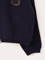 【2色展開】Elcamino ウエスタンモチーフ ジップアップカーディガン