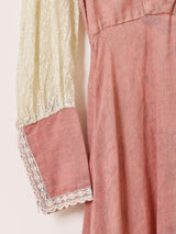 70's "GUNNE SAX" レース 長袖ワンピース