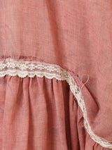 70's "GUNNE SAX" レース 長袖ワンピース