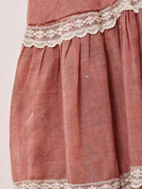 70's "GUNNE SAX" レース 長袖ワンピース