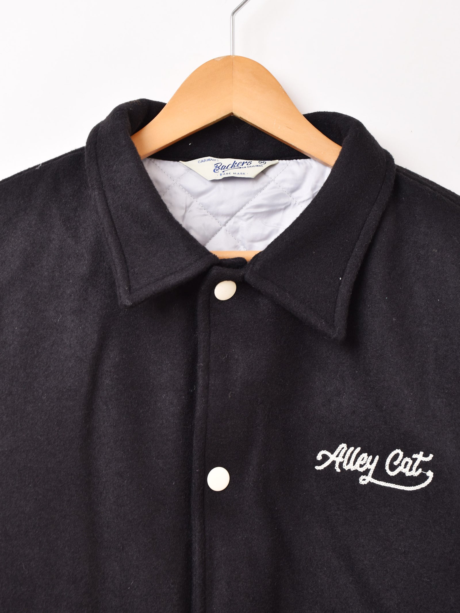 Backers パッチ 刺繍 スタジアムジャケット「ALLEY CATS