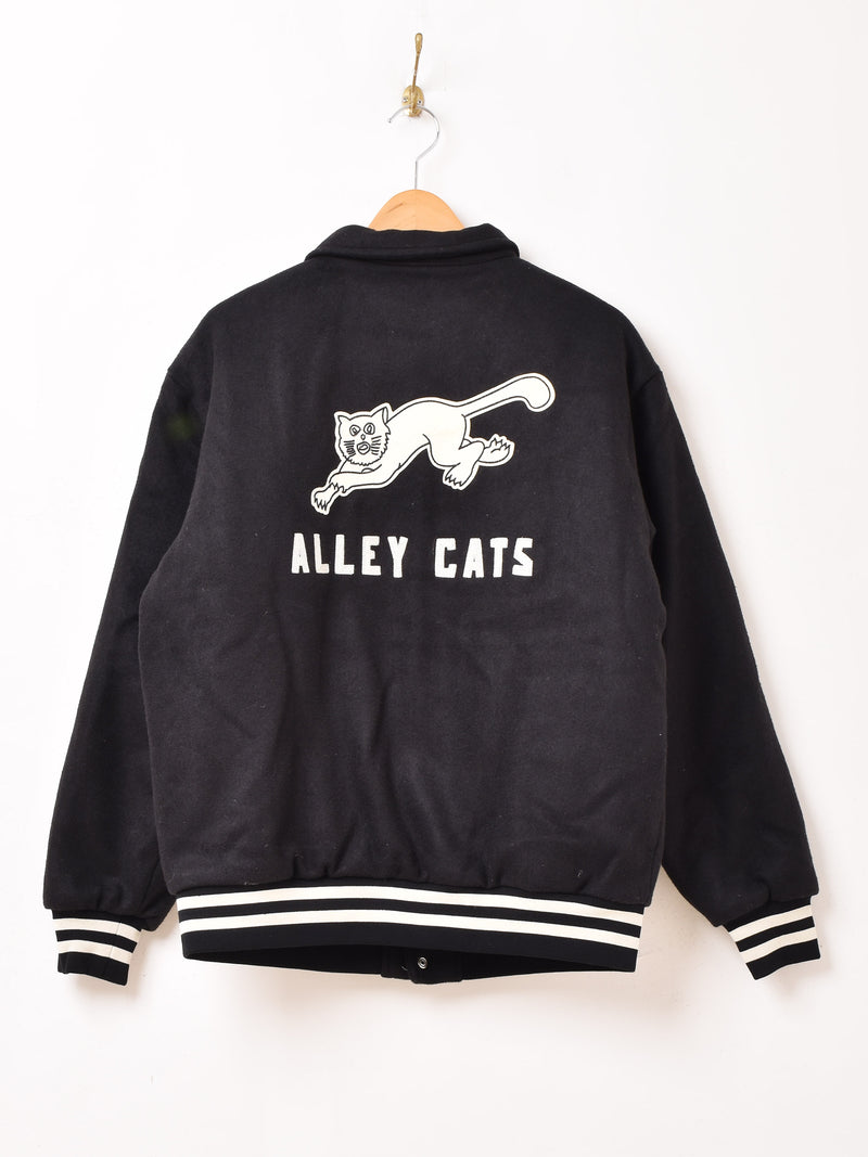 Backers パッチ 刺繍 スタジアムジャケット「ALLEY CATS」