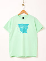 【2色展開】 プリントTシャツ ブルドッグ