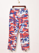 Tricolour Color Cargo Pants