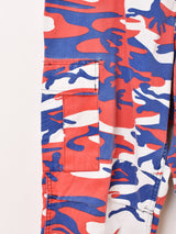 Tricolour Color Cargo Pants