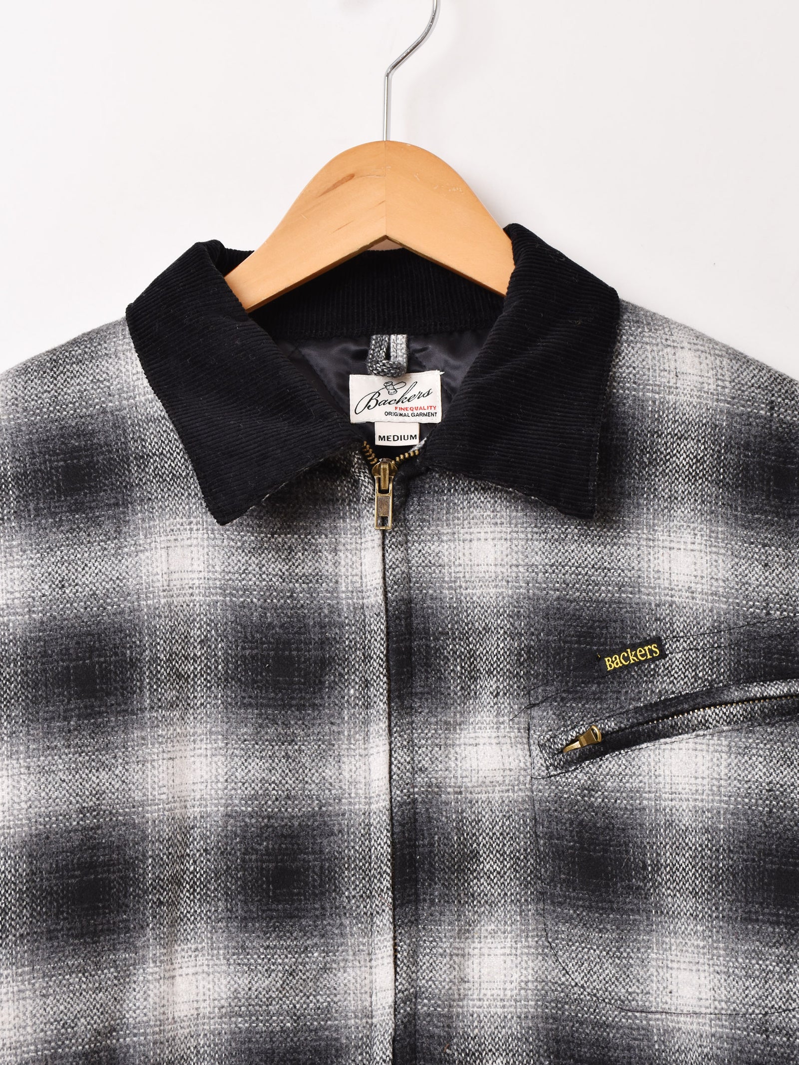 2色展開】Backers 中綿入り チェック柄 ワークジャケット – 古着
