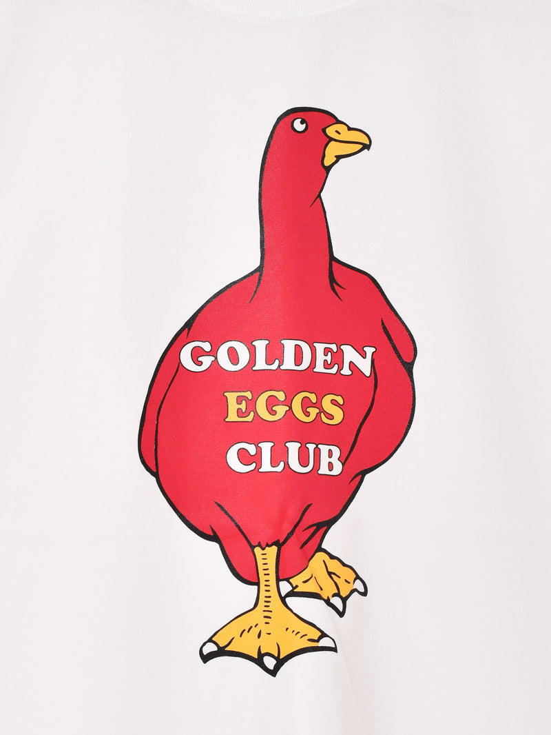 【2色展開】 プリントTシャツ「GOLDEN EGGS CLUB」