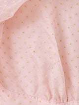 80’s Made in USA "JESSICA McCLINTOCK" ドット柄 フリル ロングドレス