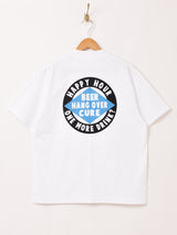 【2色展開】 プリントTシャツ「HAPPY HOUR」