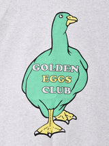 【2色展開】 プリントTシャツ「GOLDEN EGGS CLUB」