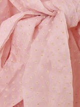 80’s Made in USA "JESSICA McCLINTOCK" ドット柄 フリル ロングドレス