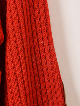 50's Shawl Collar Lettered Cardigan