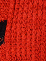 50's Shawl Collar Lettered Cardigan