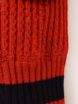 50's Shawl Collar Lettered Cardigan