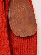 50's Shawl Collar Lettered Cardigan