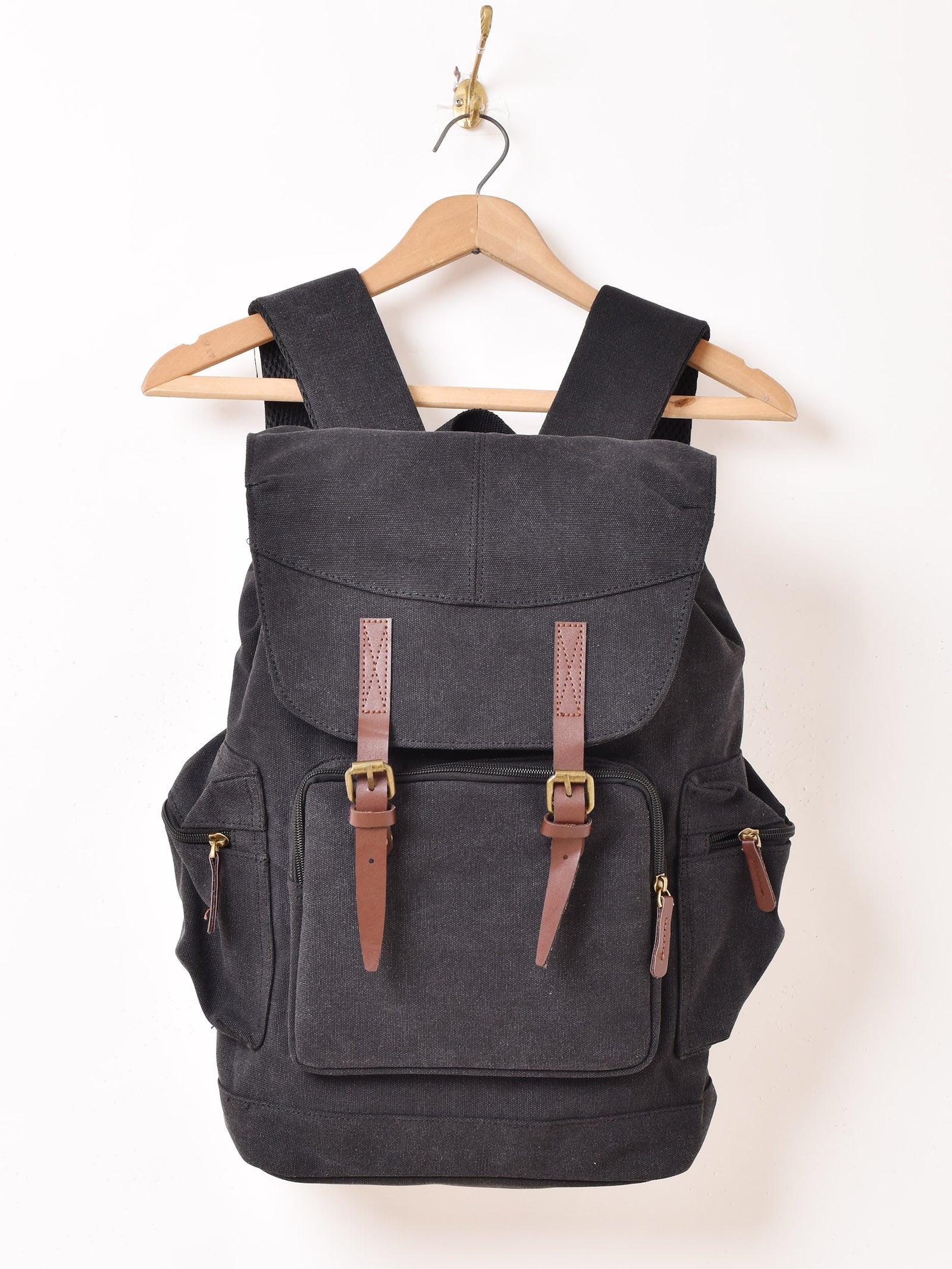 2色展開】キャンバス バックパック – 古着屋Top of the Hillの