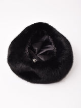 【2色展開】フェイクファー ベレー帽