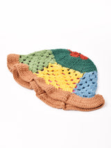 【2色展開】カラフル グラニー ニットハット