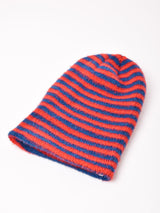 【2色展開】シャギー ボーダー ニットキャップ