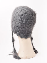 【2色展開】メランジ シャギー ニットキャップ