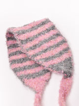 【3色展開】ボーダー ニット イヤーマフ