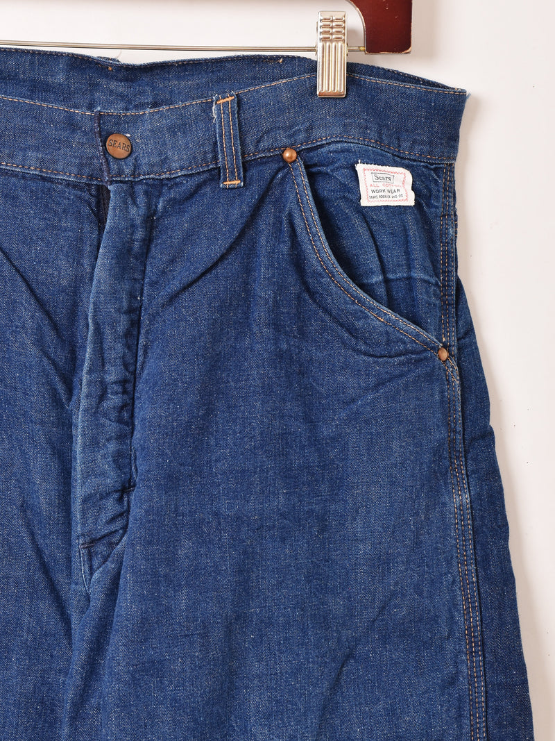 60's "Sears" 裏地付き デニム ペインターパンツ