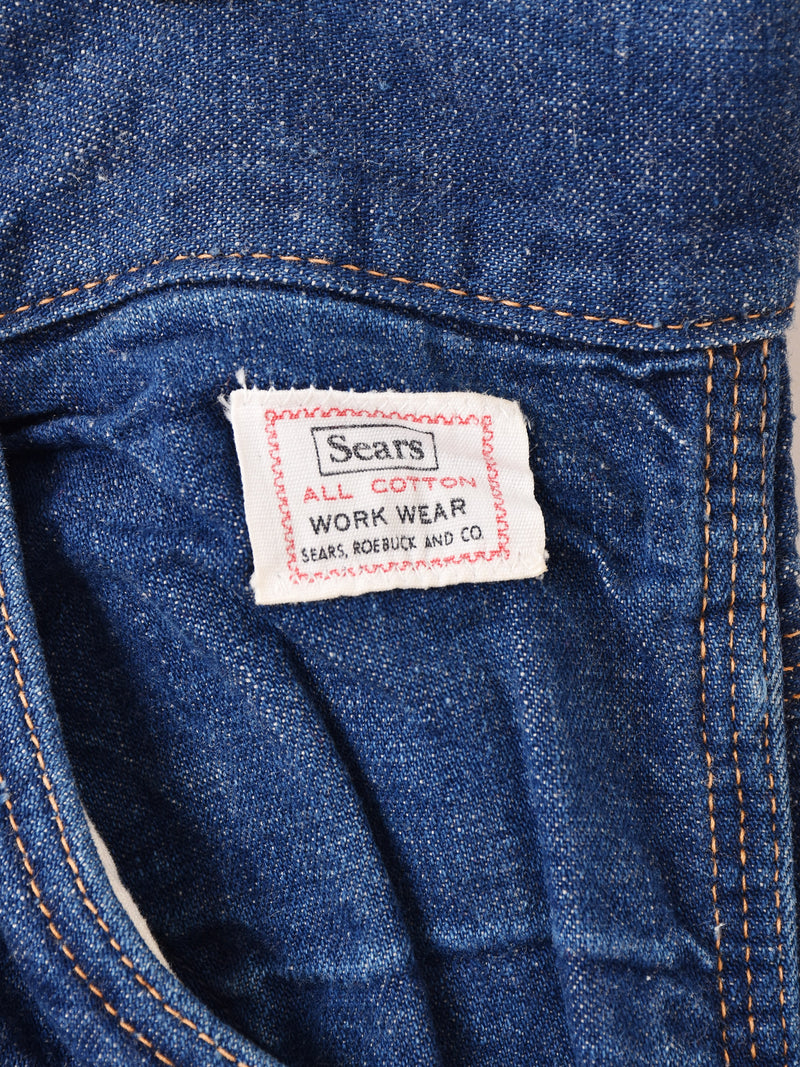 60's "Sears" 裏地付き デニム ペインターパンツ