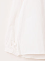 Meridian ビッグカラー 刺繍 長袖ブラウス