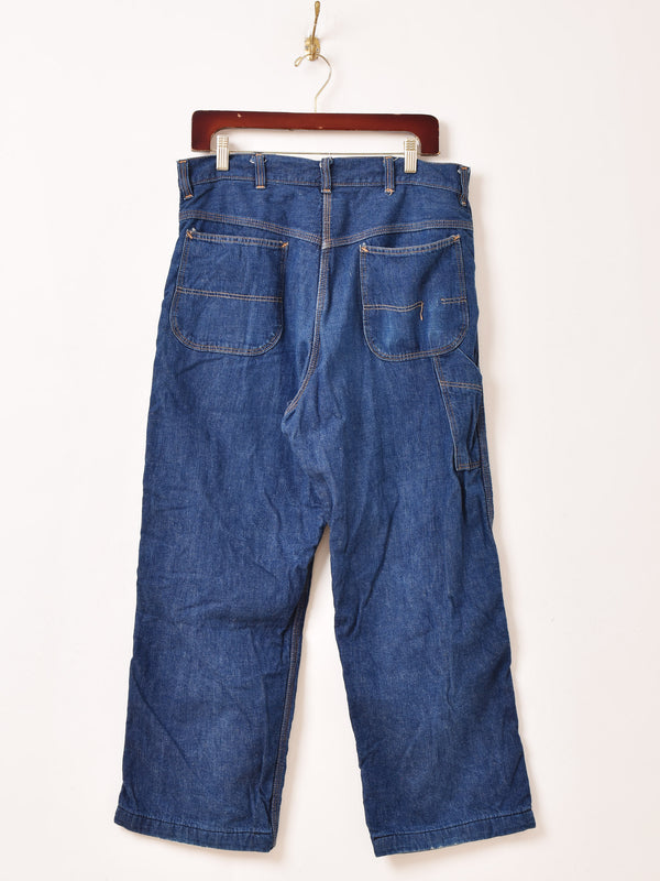 60's "Sears" 裏地付き デニム ペインターパンツ