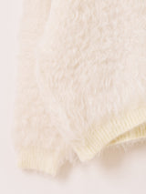 【3色展開】Meridian ファーデザイン カーディガン