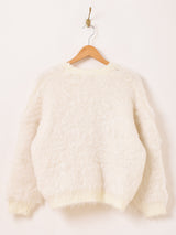 【3色展開】Meridian ファーデザイン カーディガン