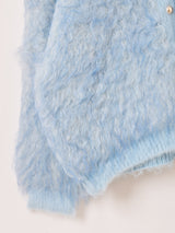 【3色展開】Meridian ファーデザイン カーディガン