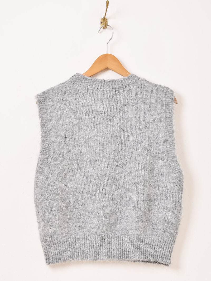 2色展開】Meridian トマト ニットベスト – 古着屋Top of the Hillの