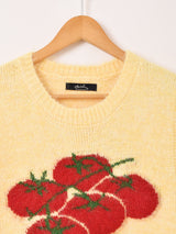 【2色展開】Meridian トマト ニットベスト