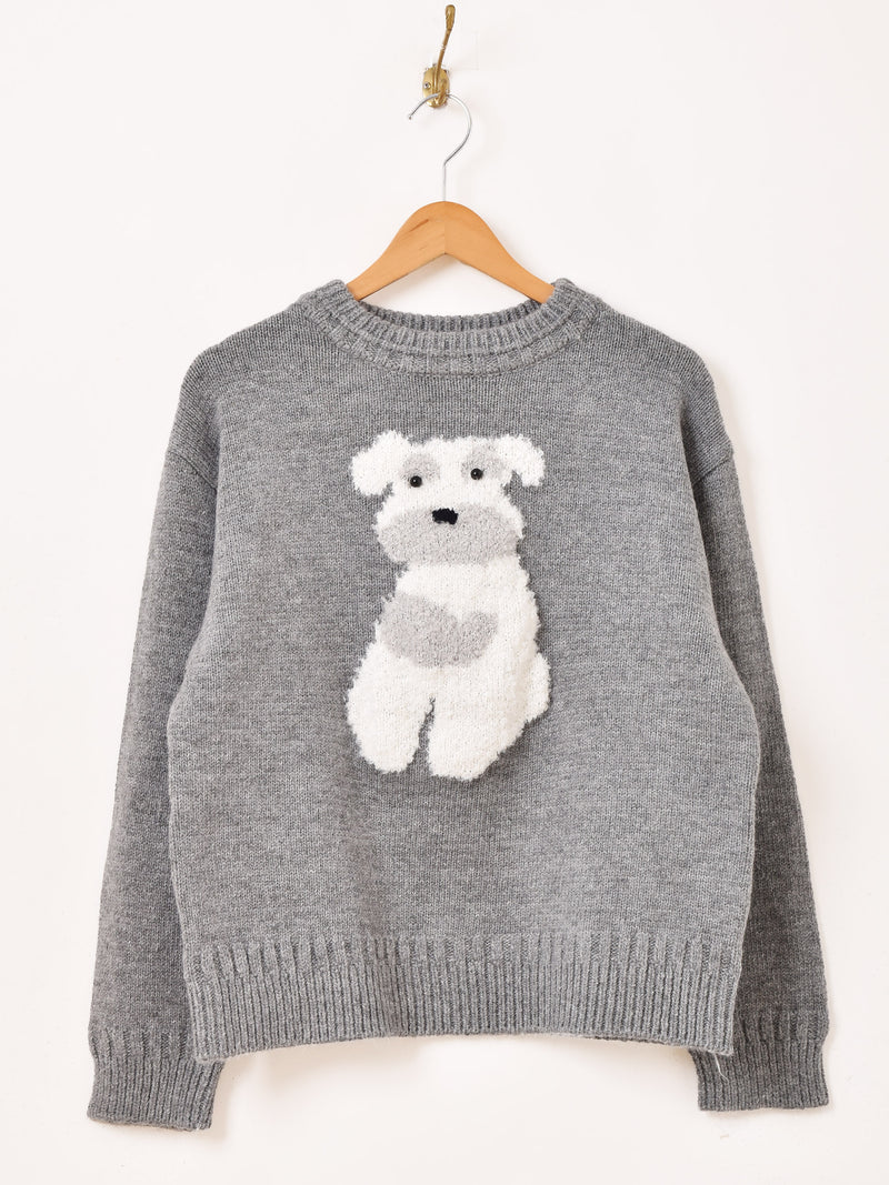 2色展開】Meridian シュナウザー セーター – 古着屋Top of the Hillの