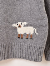【2色展開】Meridian アニマル 羊 セーター
