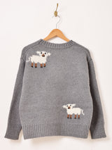 【2色展開】Meridian アニマル 羊 セーター