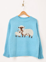 【2色展開】Meridian アニマル 羊 セーター