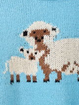 【2色展開】Meridian アニマル 羊 セーター