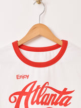 クロップド リンガーTシャツ「Atlanta」