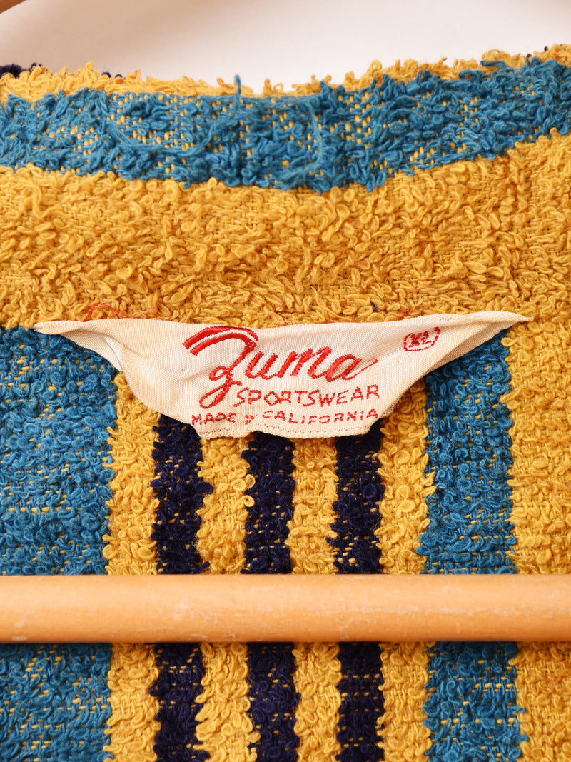 Made in USA 50's〜 "Zuma SPORTSWEAR" パイル ビーチシャツ