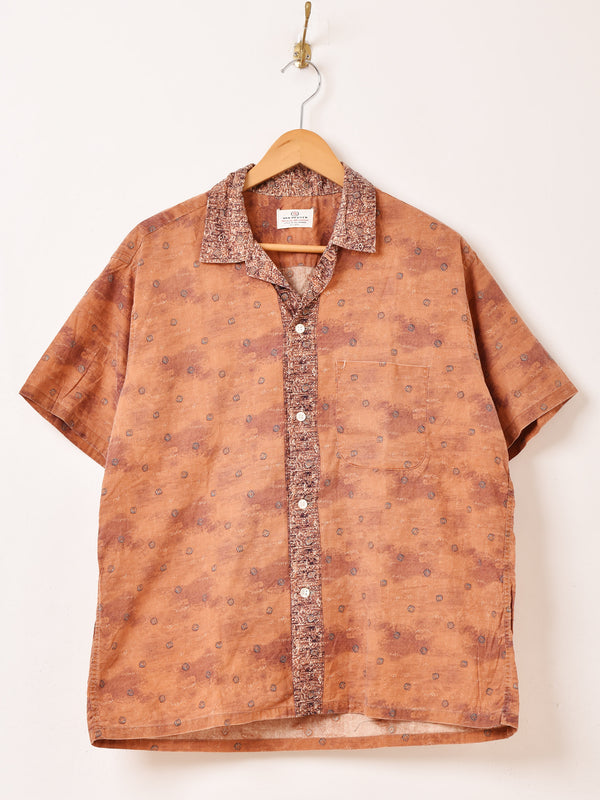 60's "VAN HEUSEN" 総柄 半袖シャツ